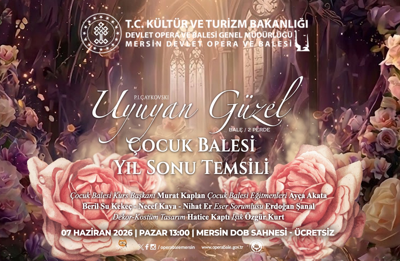 Mersin Devlet Opera ve Balesi'nden Masalsı Bir Sezon Finali: “Uyuyan Güzel” 