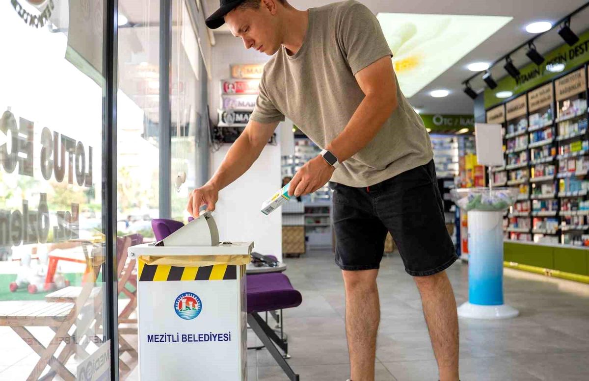 Mezitli'de atık ilaçlar için örnek uygulama