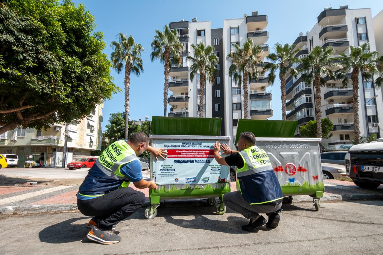 Yenişehir’de çöp dedektifleri iş başında