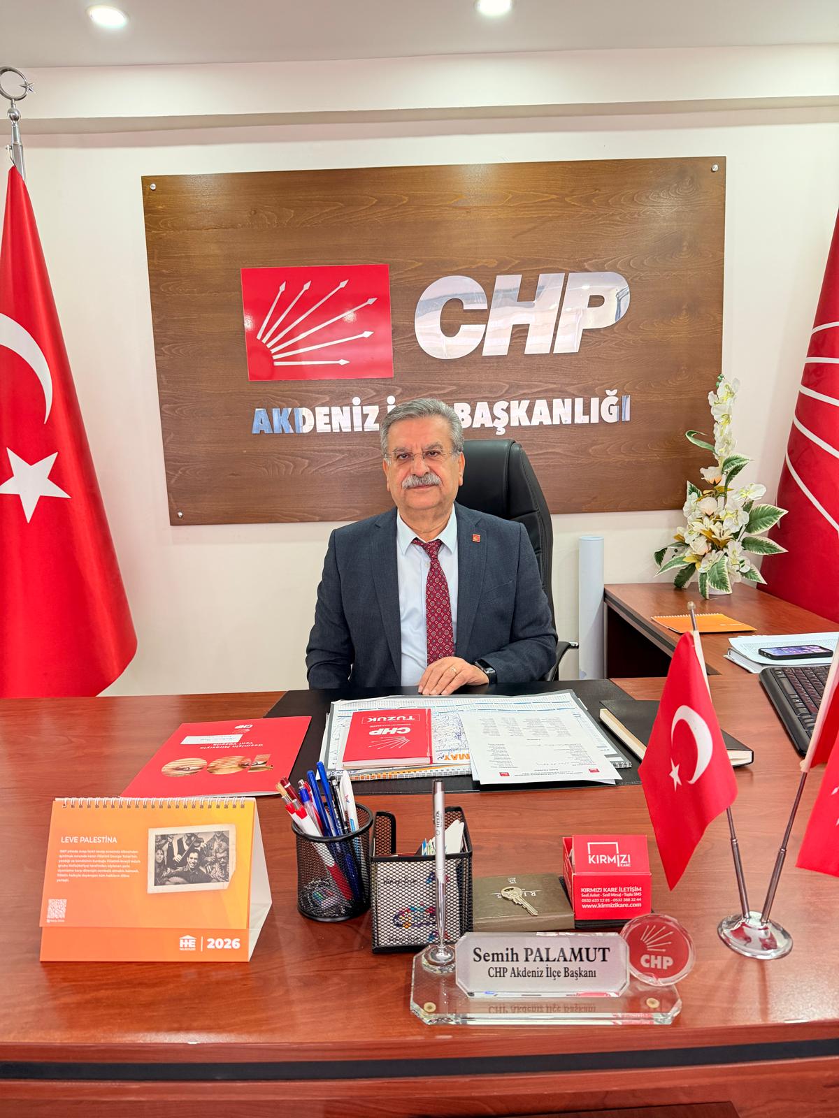 CHP Akdeniz İlçe Başkanı Semih Palamut: “Şehit Ailelerimizin ve Gazilerimizin Talepleri Ertelenemez”