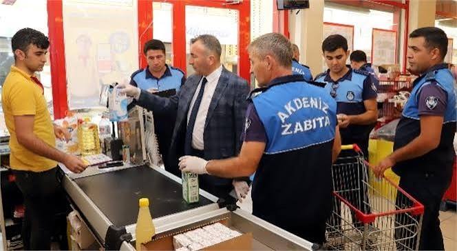 ZABITA EKİPLERİ MARKETLERİ DENETLEDİ