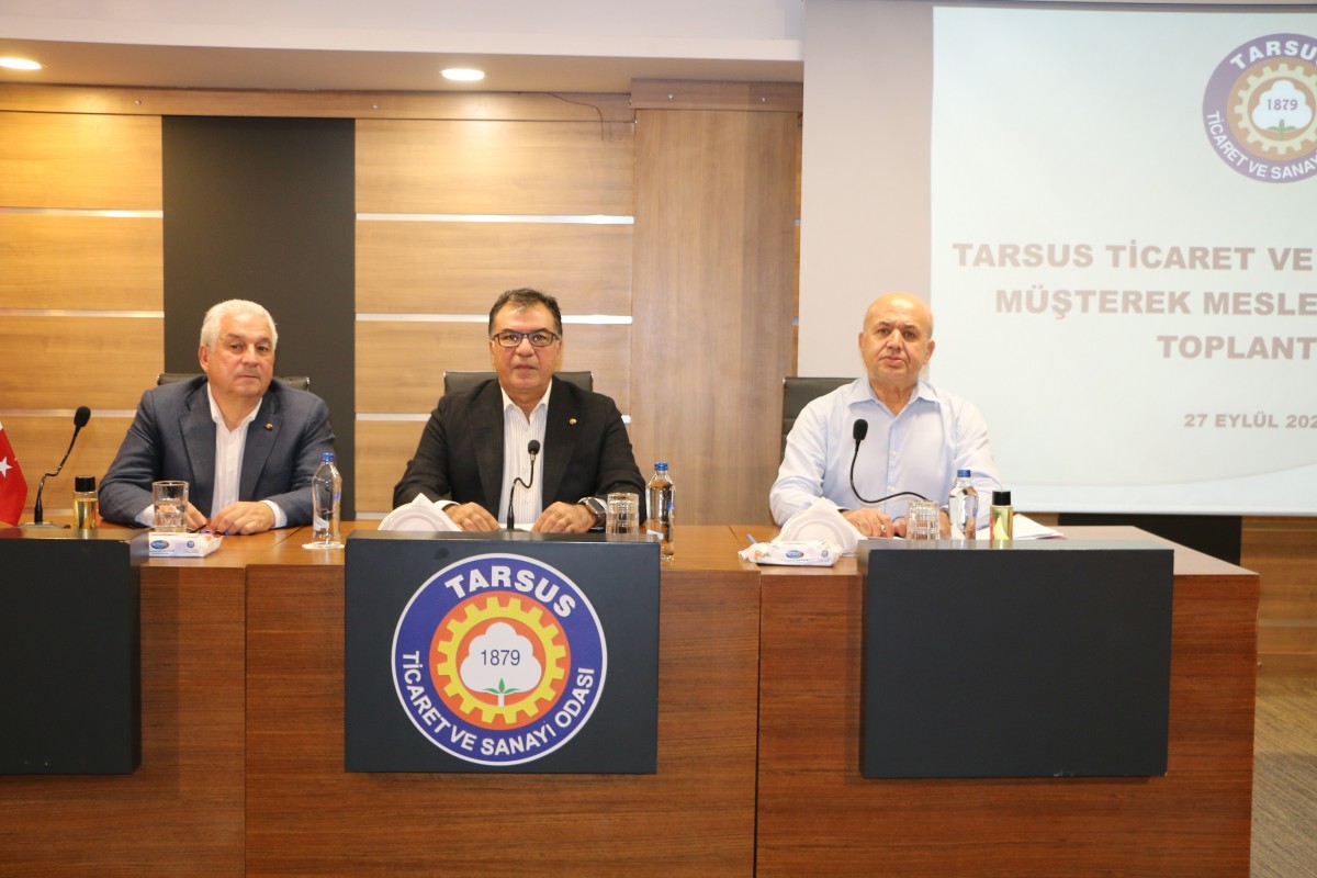 Tarsus TSO Eylül Ayı Meclis Toplantısı yapıldı